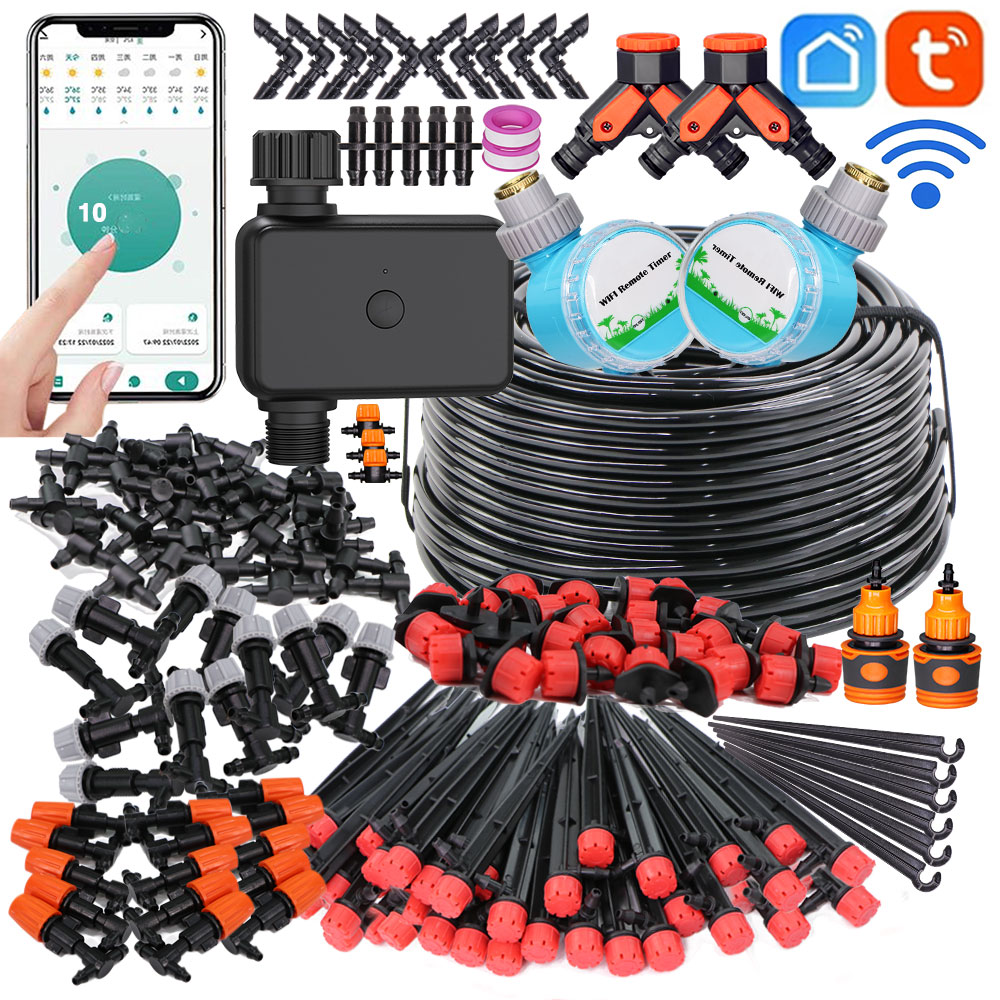 Smart Garden System - 30-50M Slim Tuinbewateringssysteem Verstelbare Druppelaar Misting