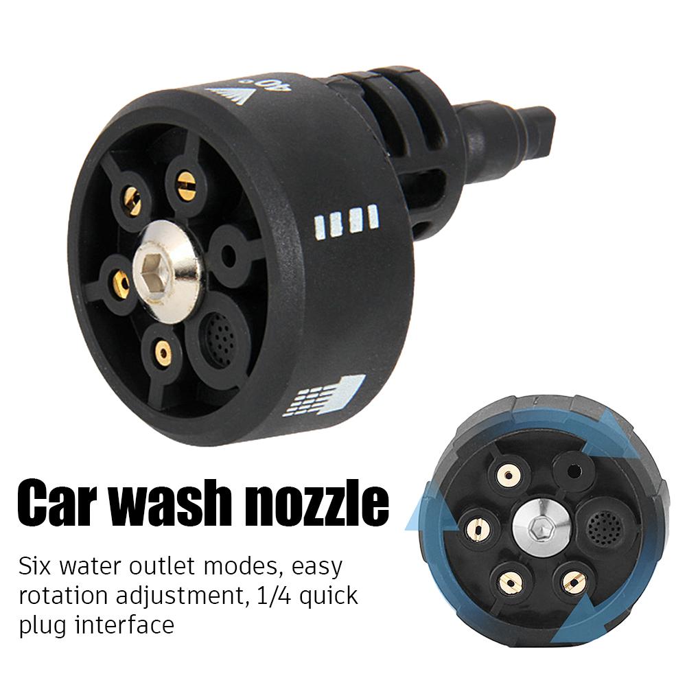 Smart Garden Kit - 6-in-1 hogedrukreinigermondstuk multifunctioneel 1/4 inch reinigermondstuk