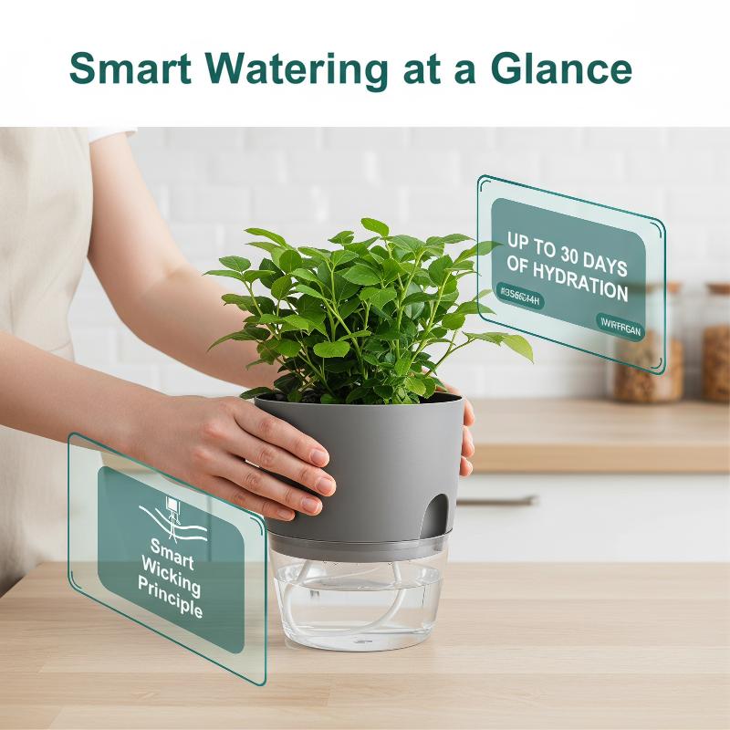 Hydroponic Grow Pod - 1 Stuks Transparante Plastic Plantenbakken met
