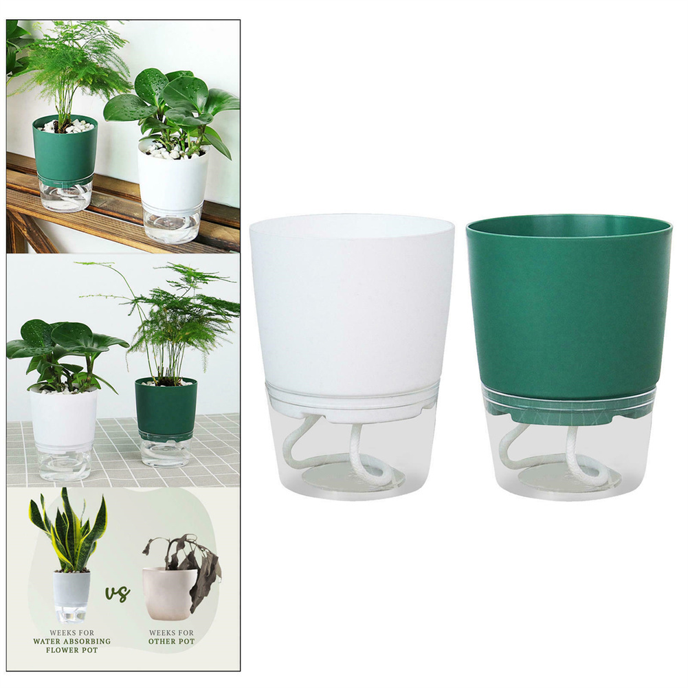 Hydroponic Grow Pod - Luie Hydroponische Bloempot Automatische Waterabsorberende Bloempot