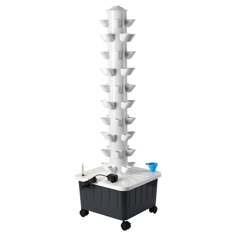 Hydroponic Tower - Hydroponische plantentoren, intelligent systeem voor bodemloze