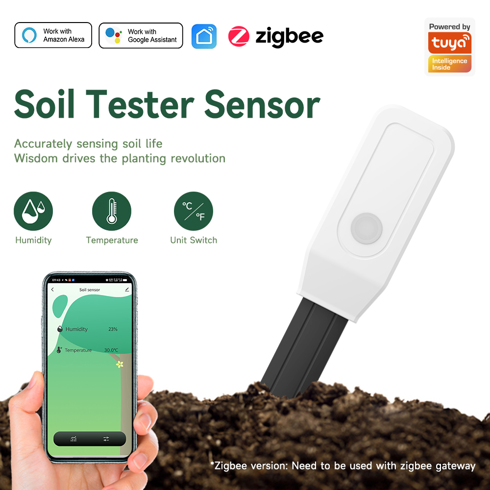 iHseno Tuya Zigbee Smart Bodem - Plant Monitor recensie en prijs