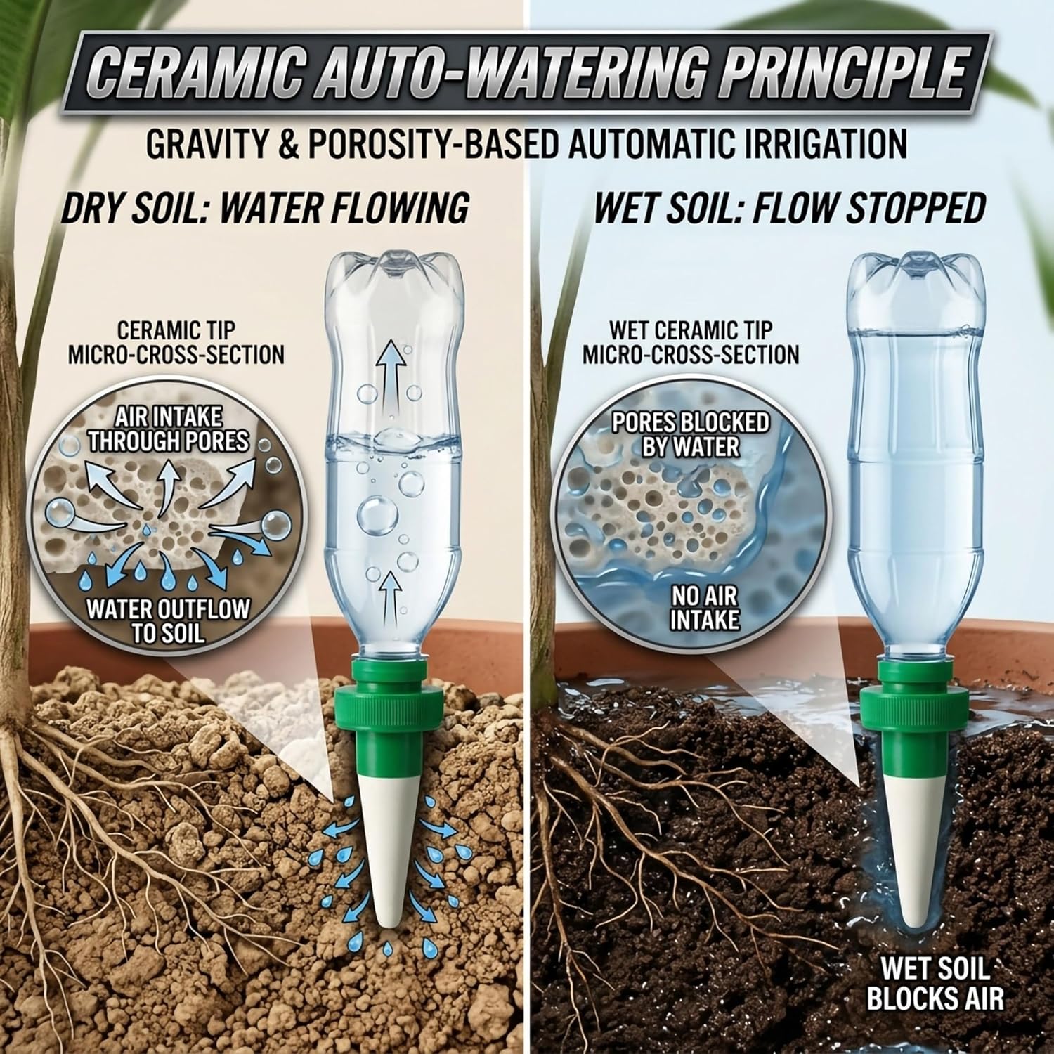 Terracotta watergeefsysteem vo - Plant Sensor recensie en prijs