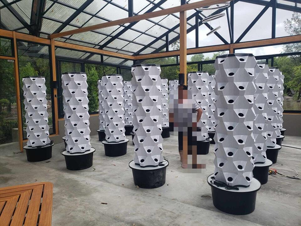 Verticale kasbouw hydrocultuur - Hydroponic Tower recensie en prijs