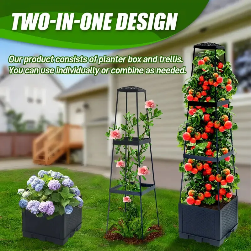 Tomatentoren met een zelfwater - Hydroponic Tower recensie en prijs