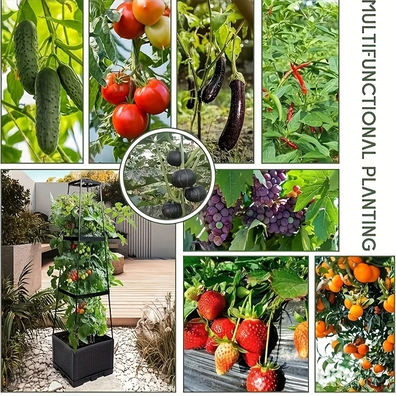 Tomatentoren met een zelfwater - Hydroponic Tower recensie en prijs