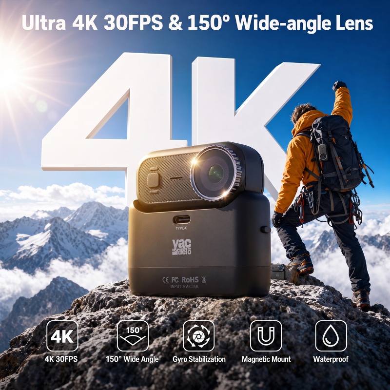 APEX Action 4K Camera Mini POV - Garden Camera recensie en prijs