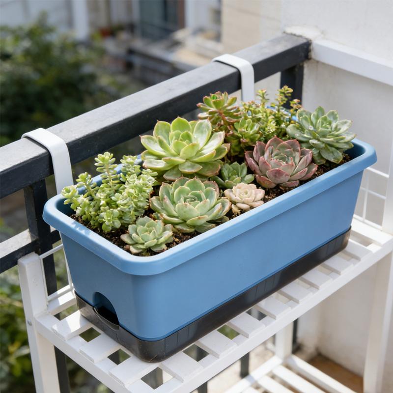 Rechthoekige zelfwaterende pla - Self Watering Planter recensie en prijs