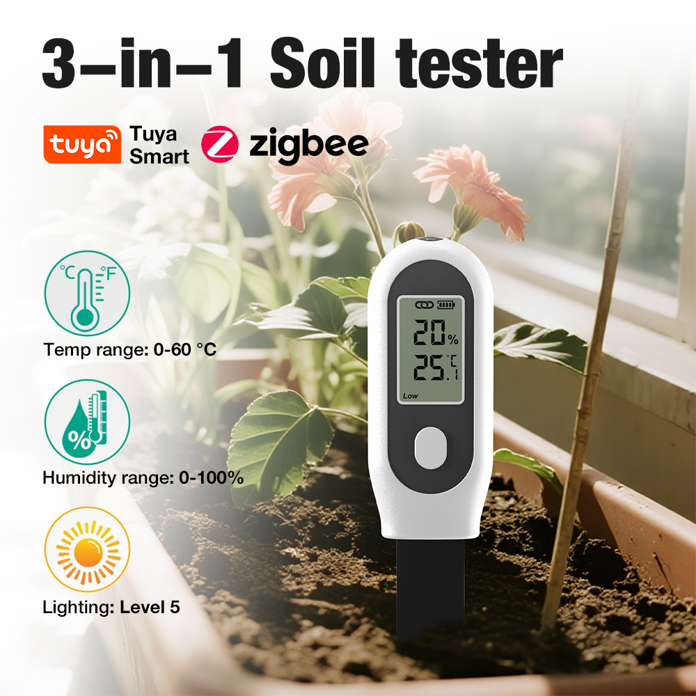 3-in-1 Bodemtester Zigbee Slim - Smart Pot recensie en prijs