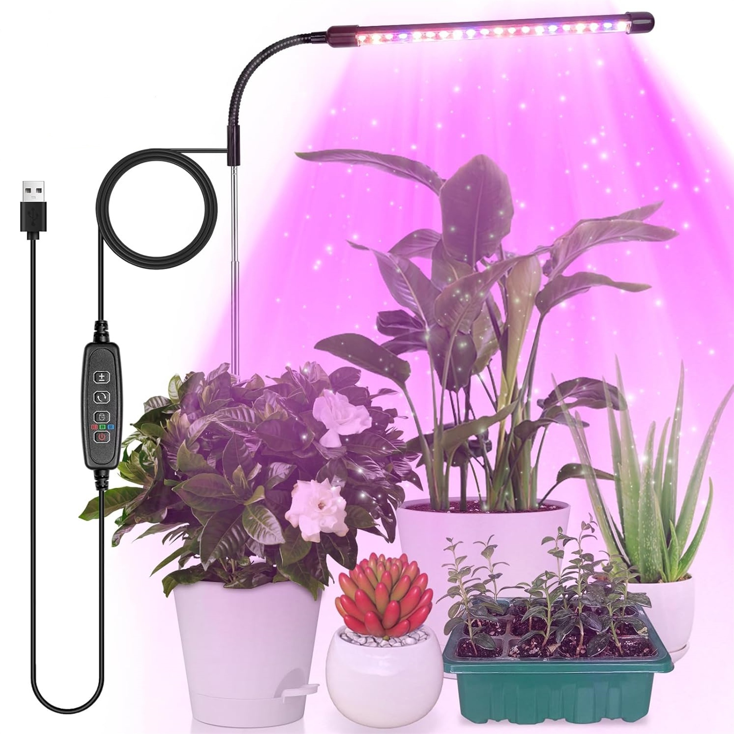 3 Kleuren USB Grow Lamp Plant  - Plant Grow Light Full Spectrum recensie en prijs