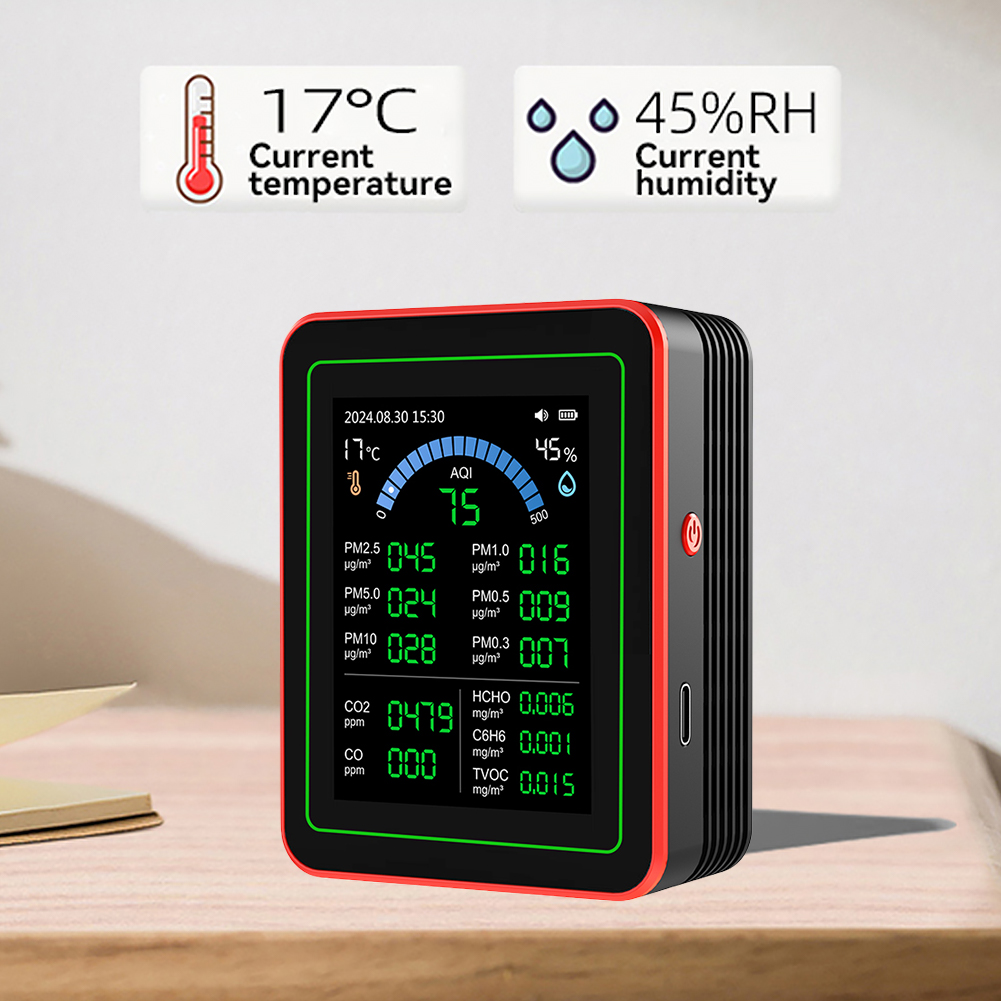 18-in-1 luchtkwaliteitsmonitor - Plant Monitor recensie en prijs