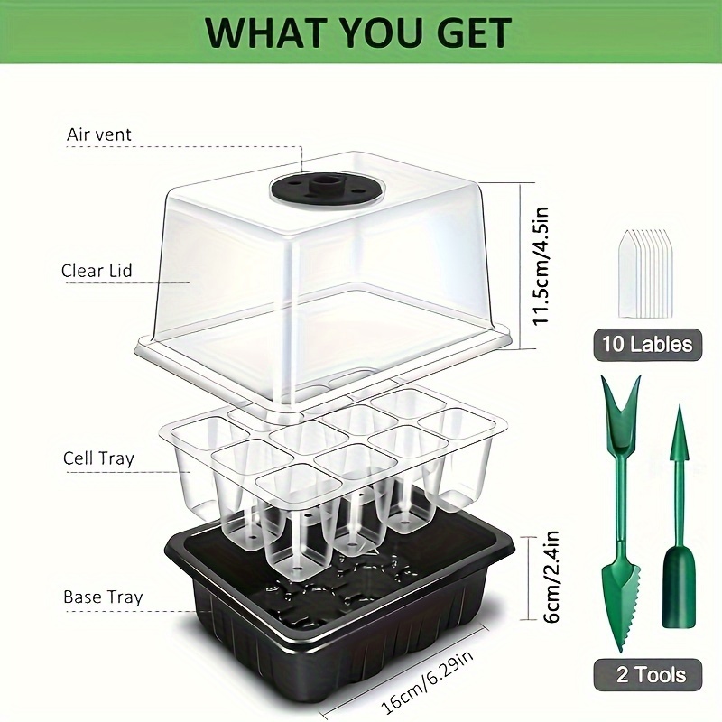 1/2/3-pack 12/24/36-cellige za - Indoor Garden Kit recensie en prijs