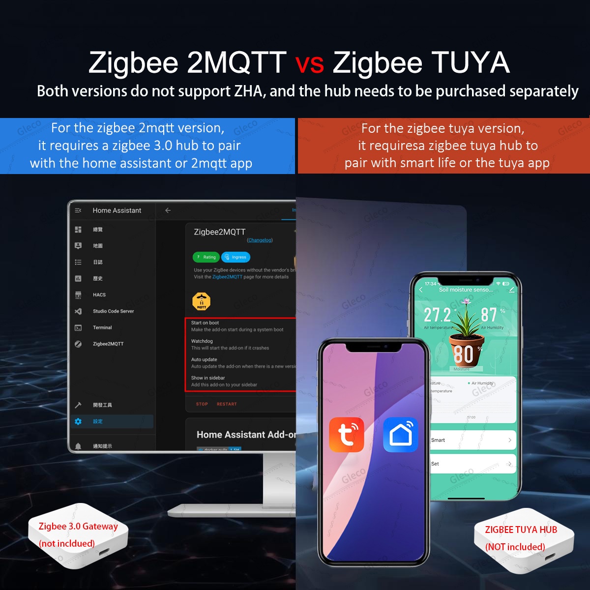 Zigbee Bodemvochtsensor Meter  - Plant Monitor recensie en prijs